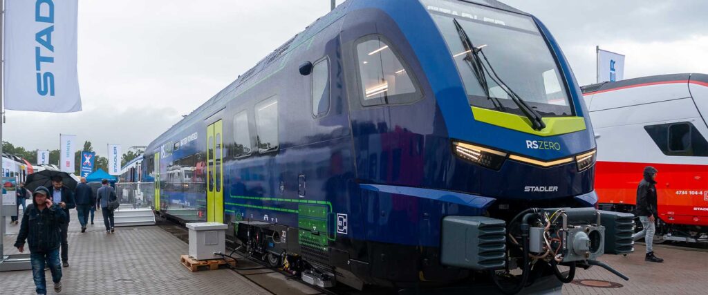 Stadler RS Zero udstillet på InnoTrans 2024 i Berlin
